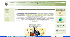 Desktop Screenshot of fesworkshop.org